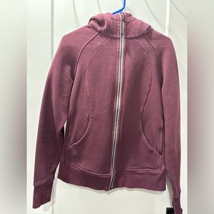 Lululemon Maroon Scuba Sweater- Full length Size 8